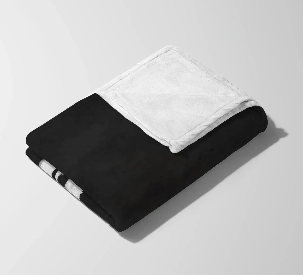 Paesaggio minimale in bianco e nero 02 coperta in pile da amini54