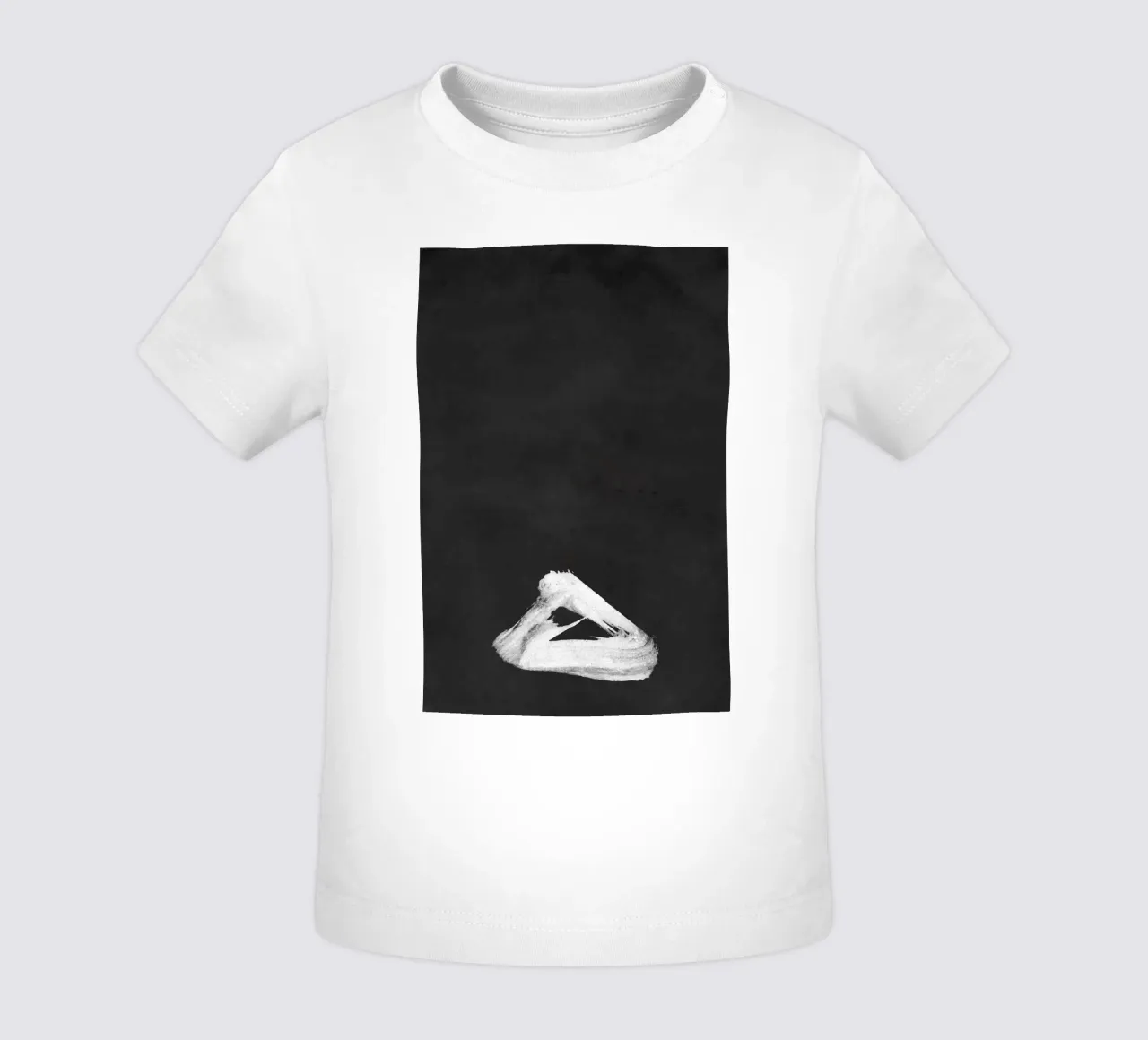 Paesaggio minimale in bianco e nero 02 maglietta neonato da amini54