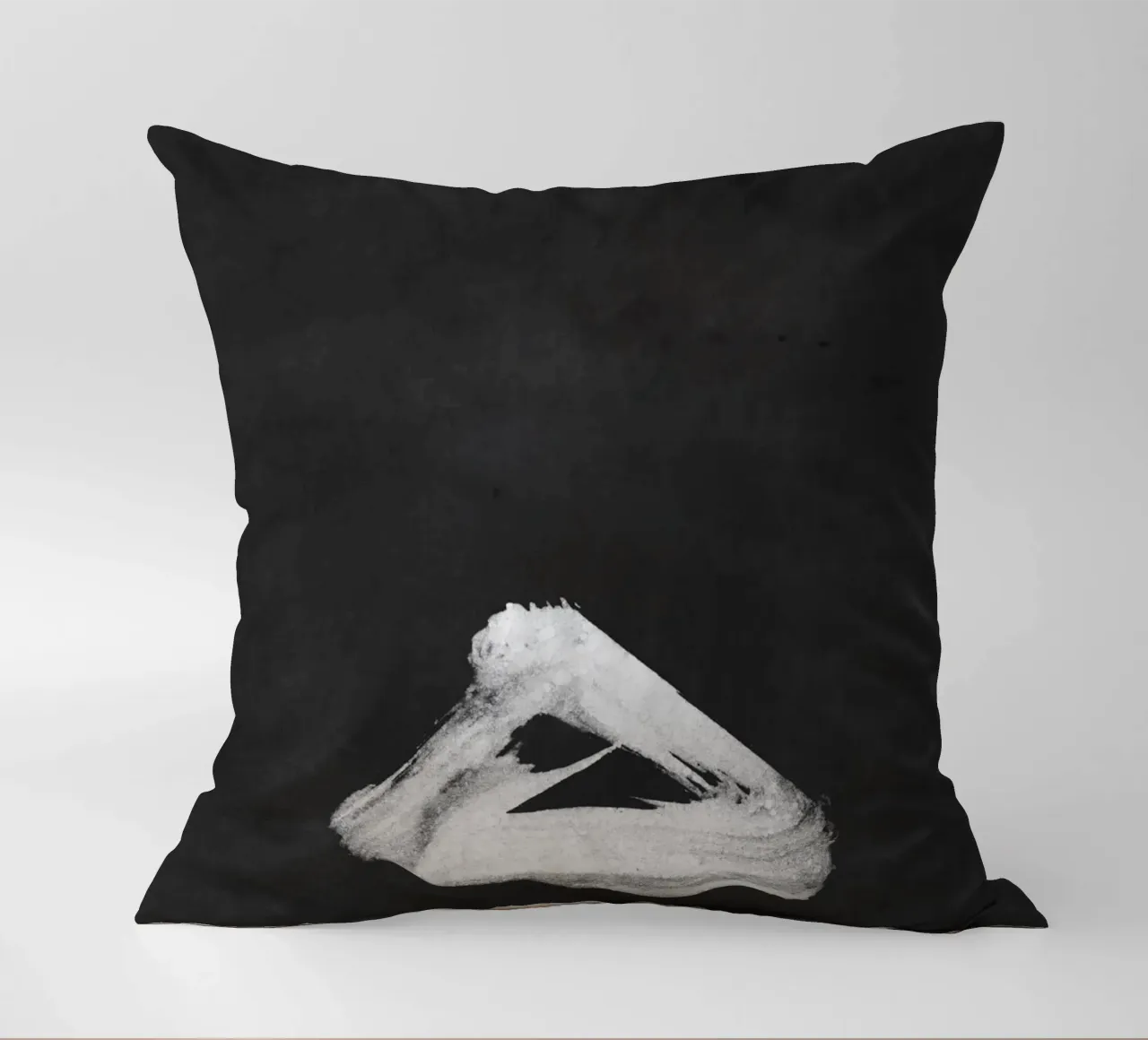 Paesaggio minimale in bianco e nero 02 cuscino da amini54