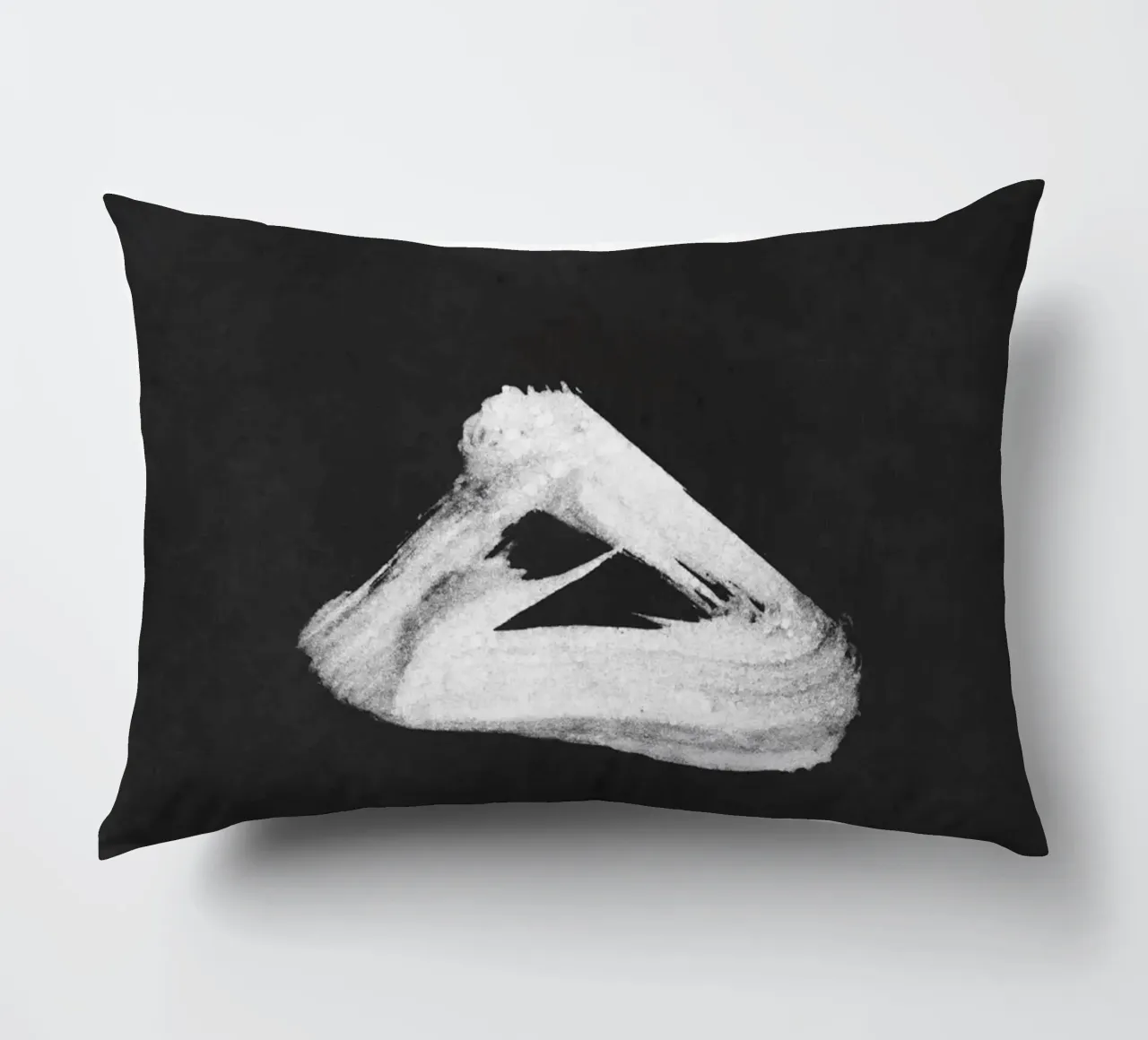 Paesaggio minimale in bianco e nero 02 cuscino da amini54