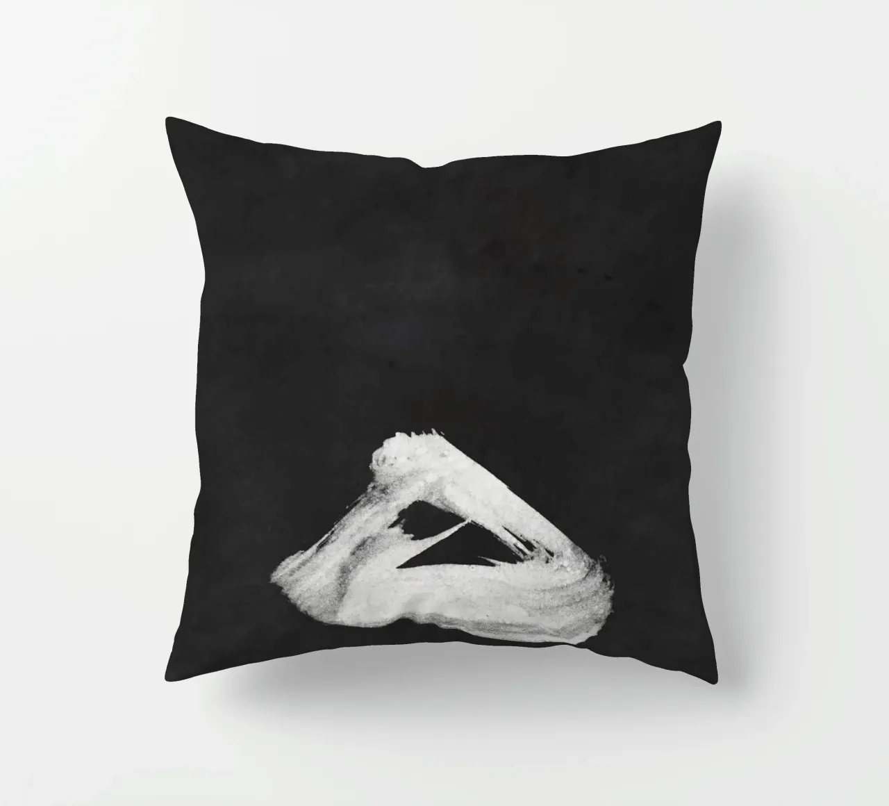 Paesaggio minimale in bianco e nero 02 cuscino da amini54