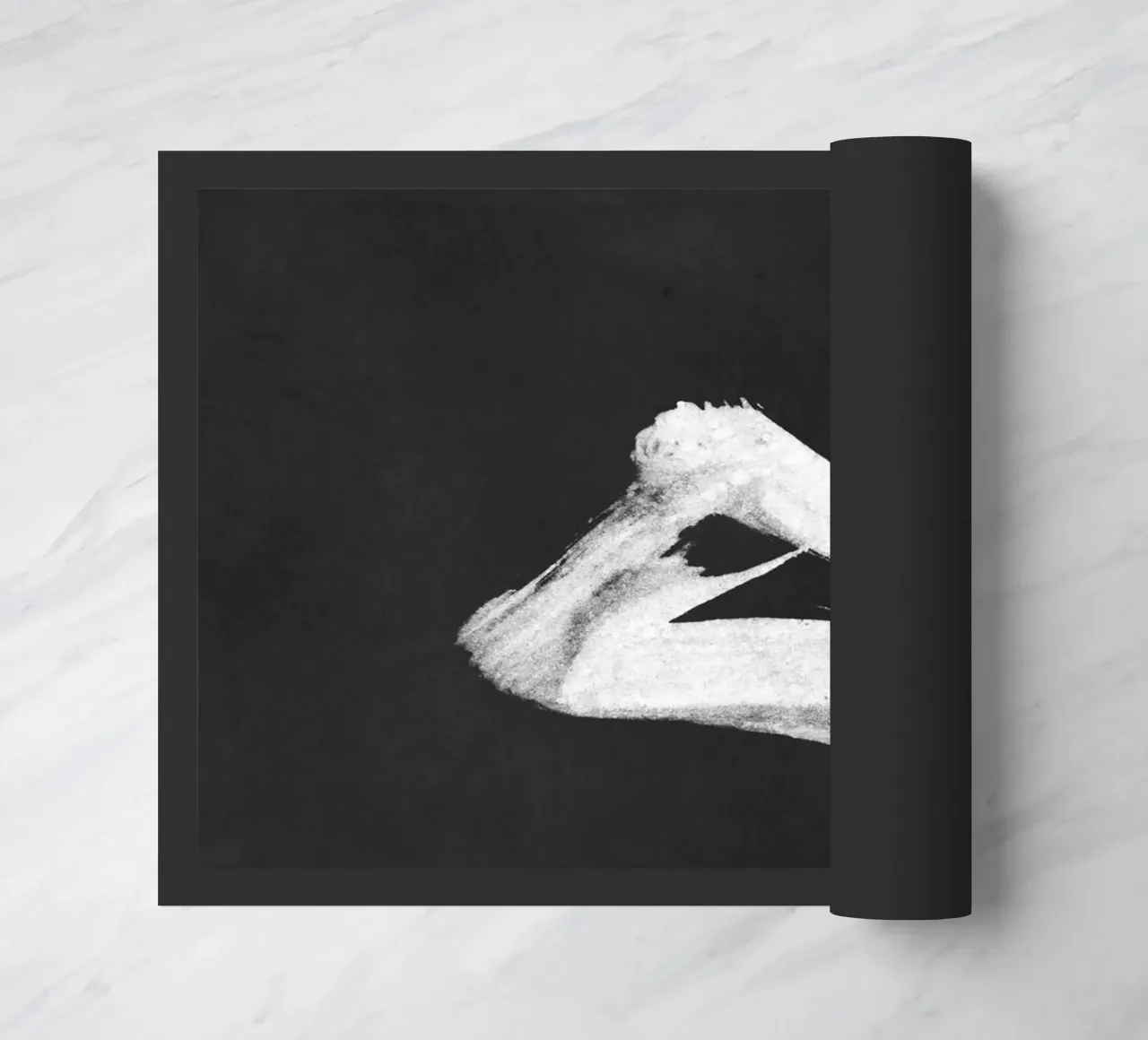 Paesaggio minimale in bianco e nero 02 zerbino da amini54