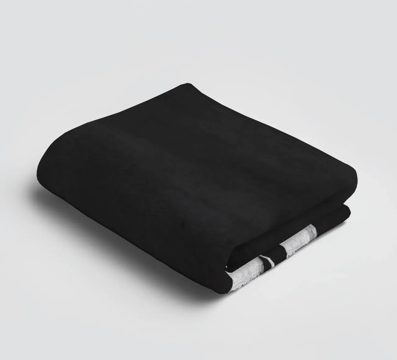Paesaggio minimale in bianco e nero 02 asciugamano da bagno da amini54