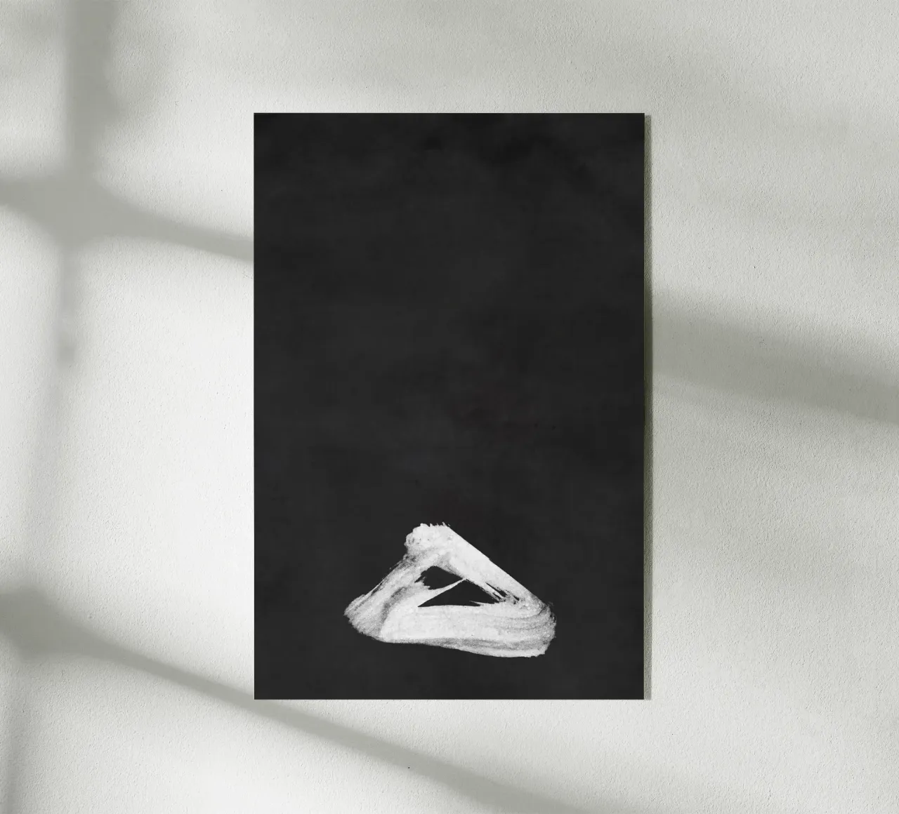 Paesaggio minimale in bianco e nero 02 plexiglass da amini54