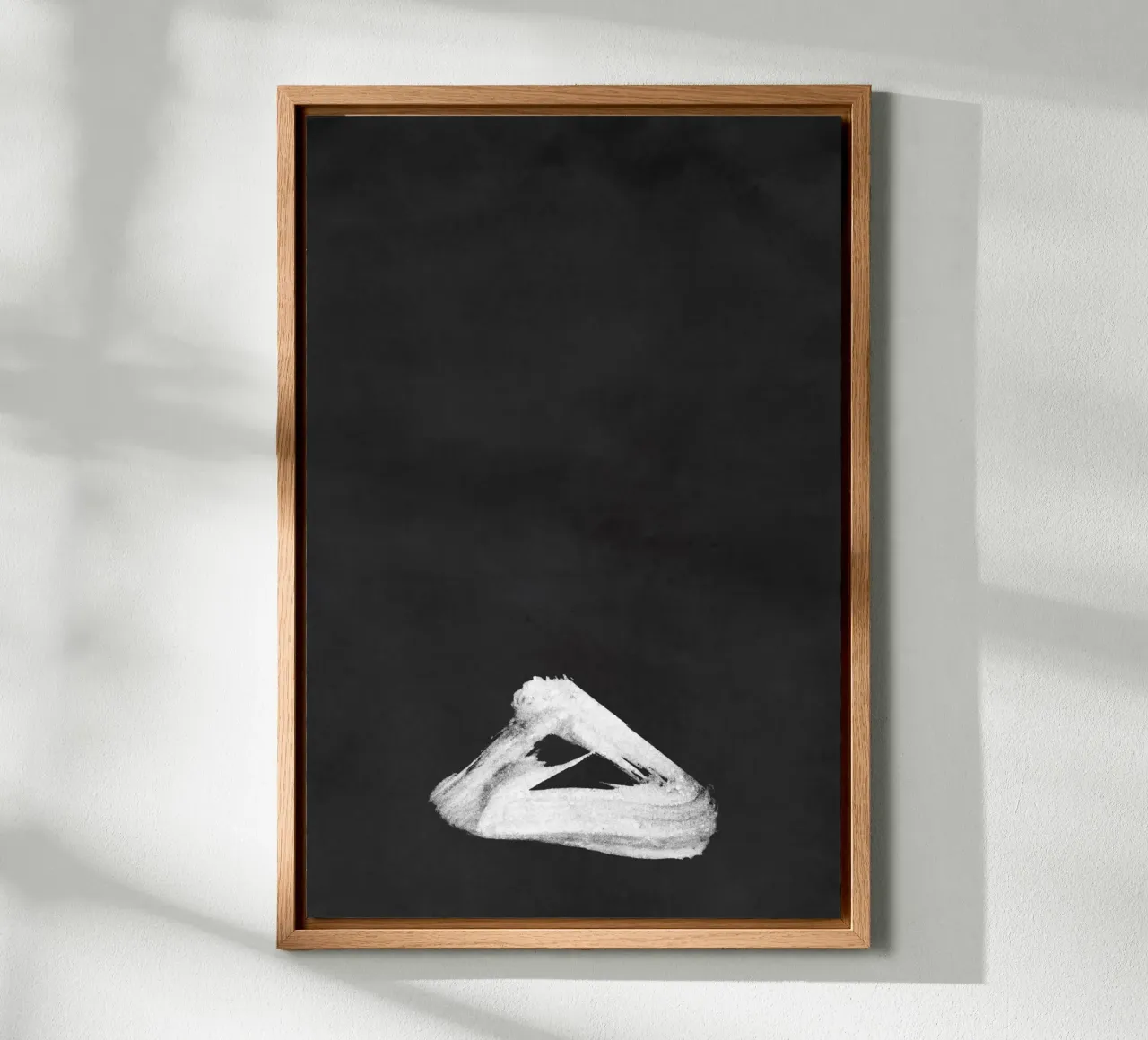Paesaggio minimale in bianco e nero 02 alluminio dibond da amini54