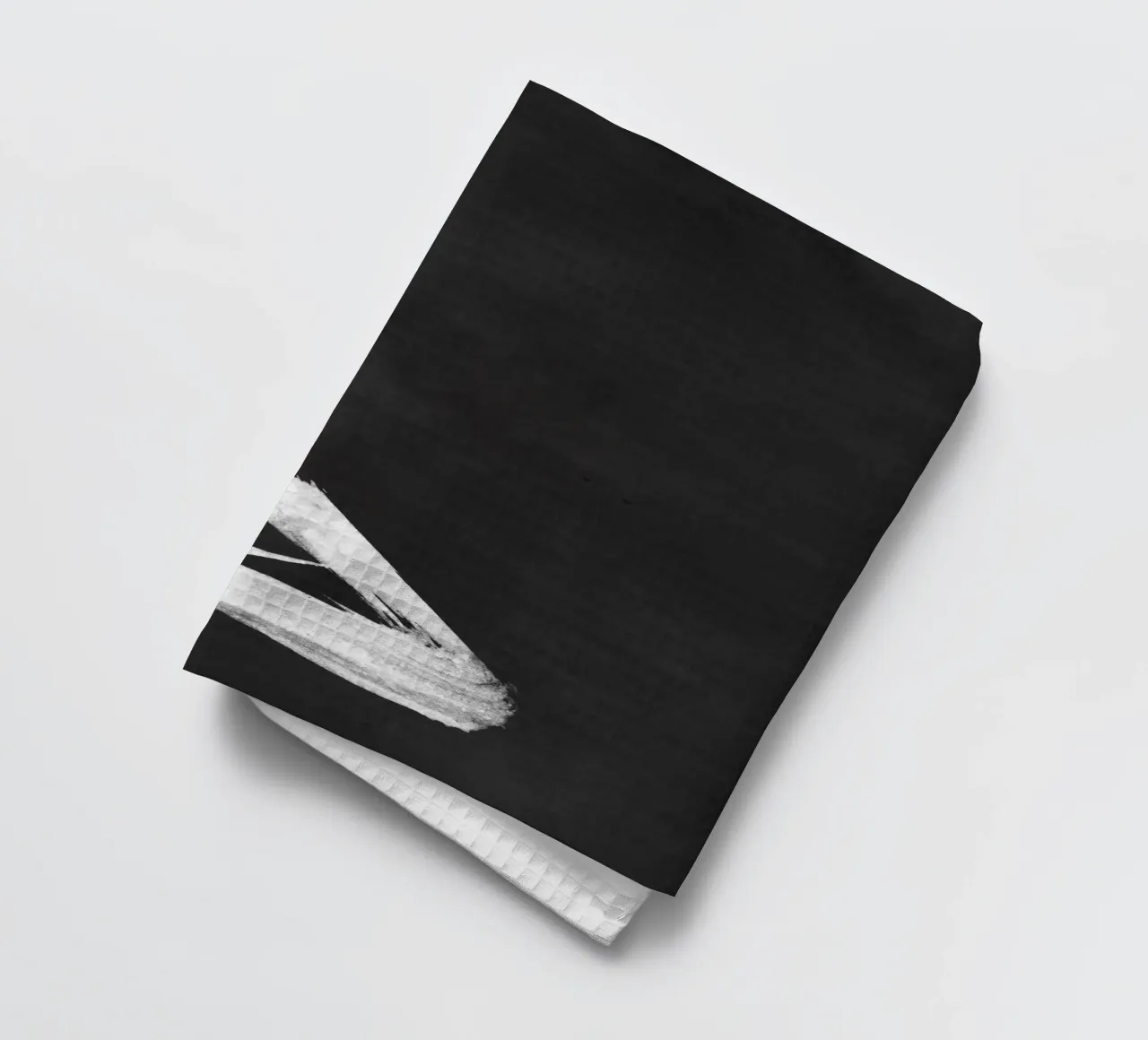 Paesaggio minimale in bianco e nero 02 canovaccio da cucina da amini54