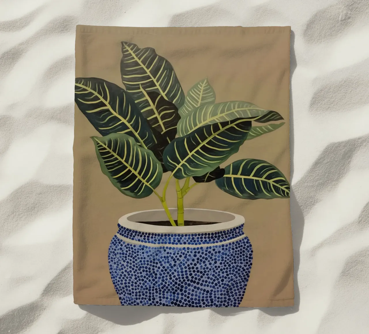Vaso di fiori telo mare da Carinaprint
