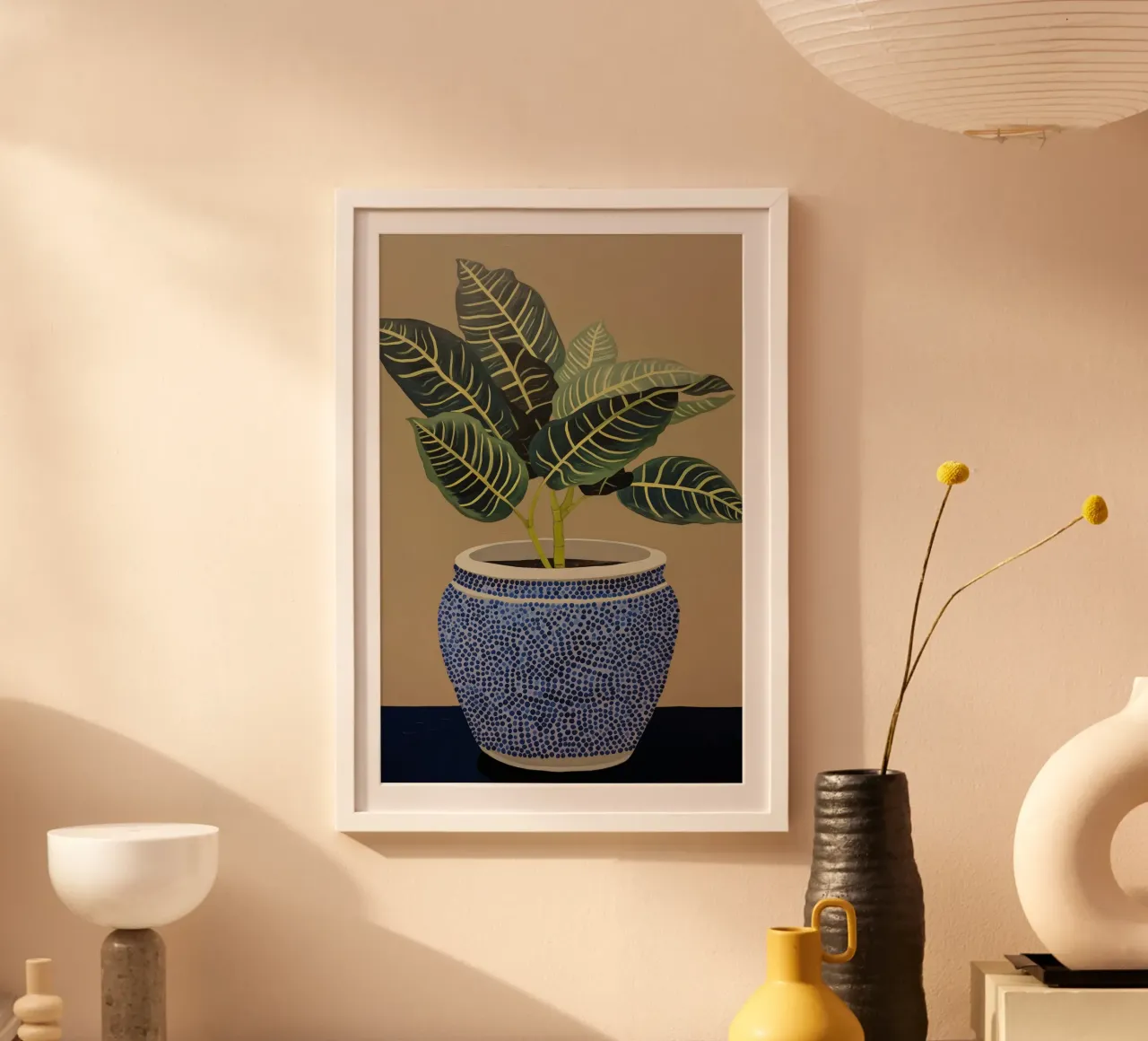 Vaso di fiori carta hahnemühle da Carinaprint