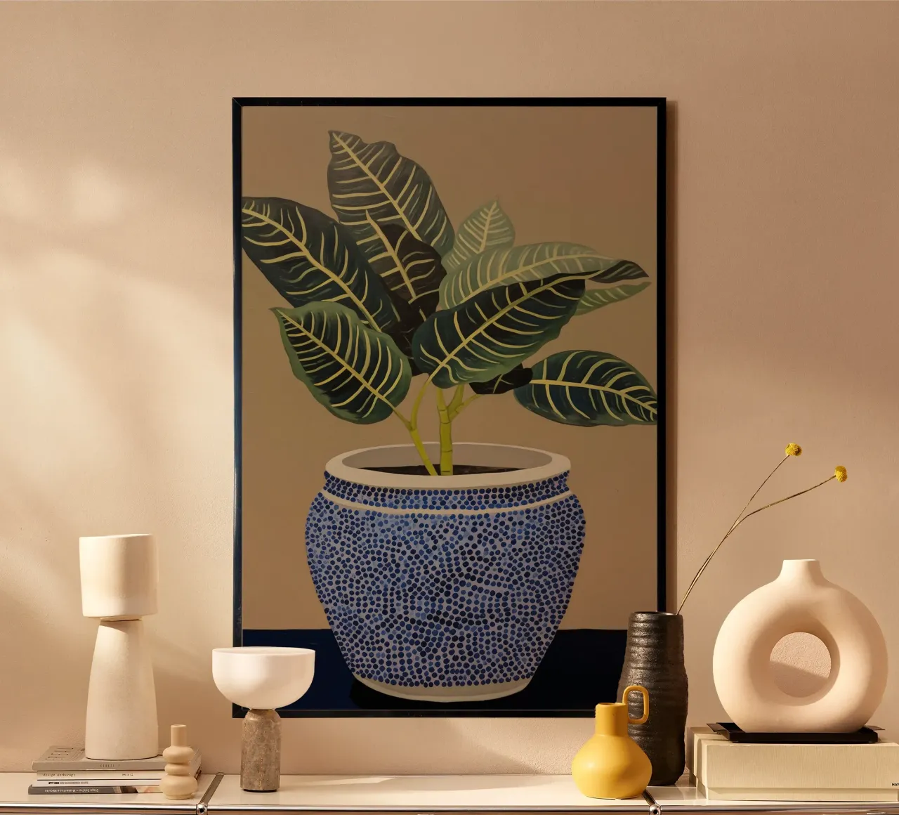 Vaso di fiori carta hahnemühle da Carinaprint