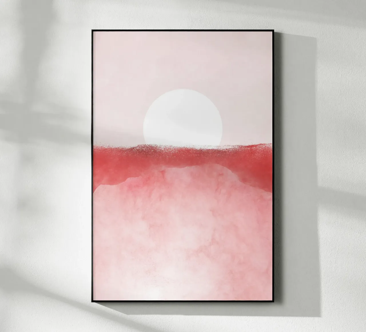 Paesaggio minimale rosa 01 plexiglass da amini54