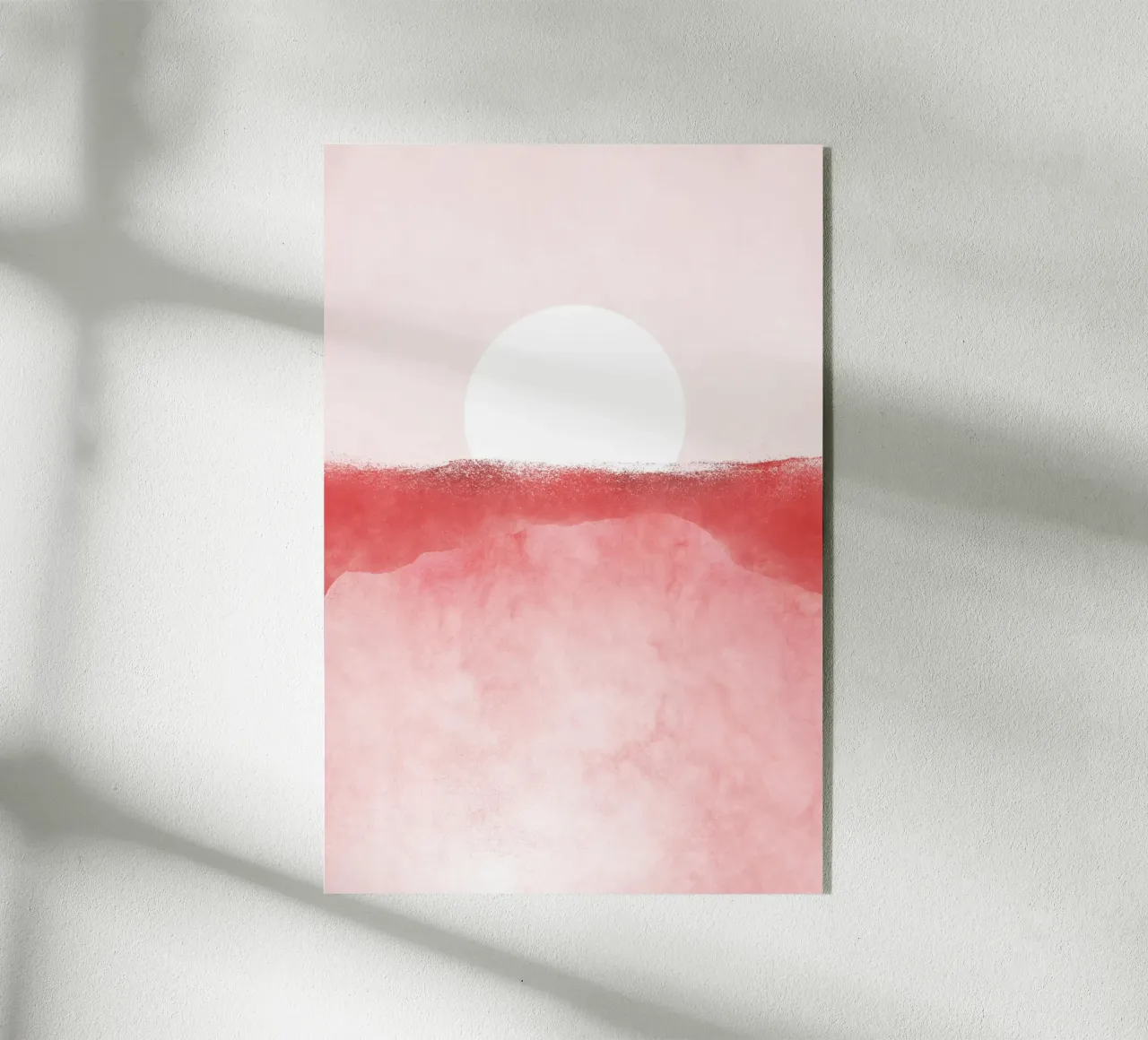 Paesaggio minimale rosa 01 plexiglass da amini54