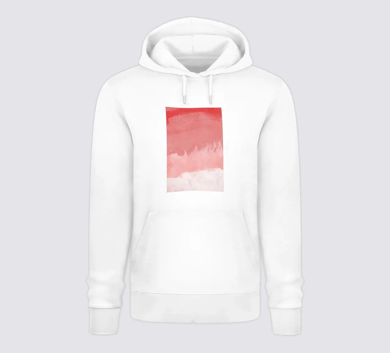 Paesaggio minimale rosa 02 felpa con cappuccio da amini54