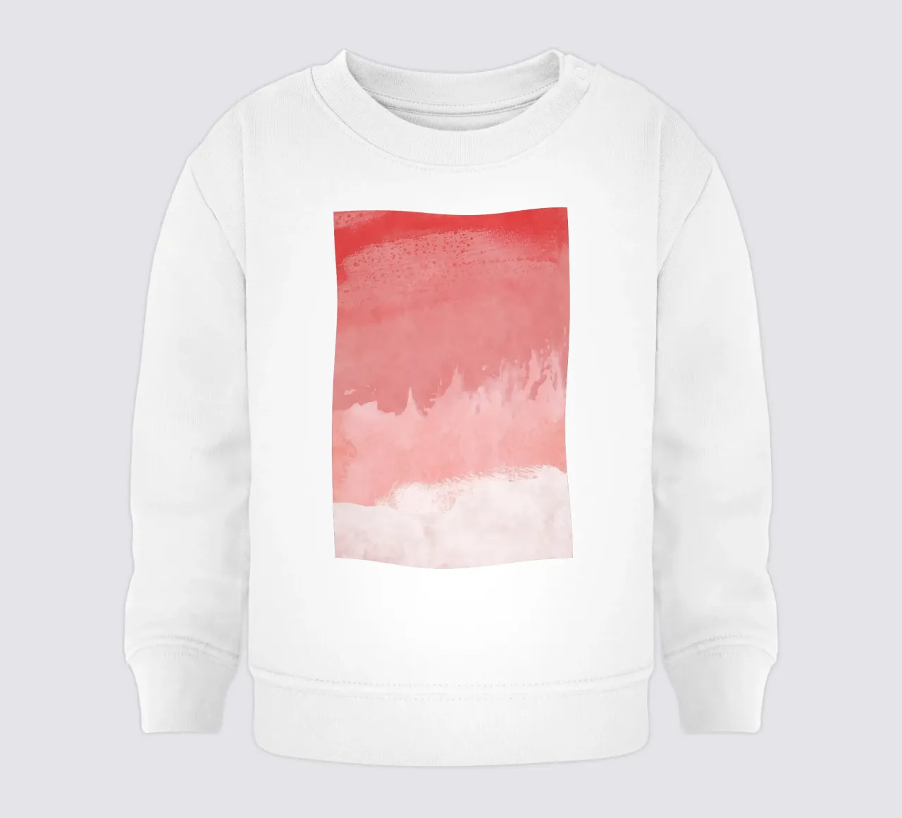 Paesaggio minimale rosa 02 felpa neonato da amini54