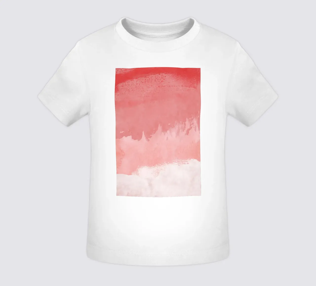 Paesaggio minimale rosa 02 maglietta neonato da amini54