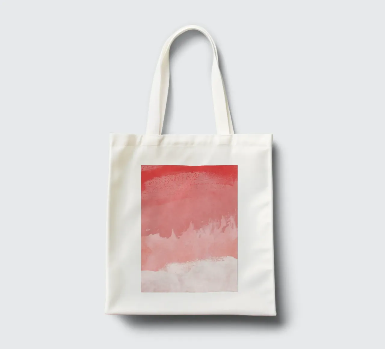 Minimale Landschaft Rosa 02 Jutebeutel von amini54