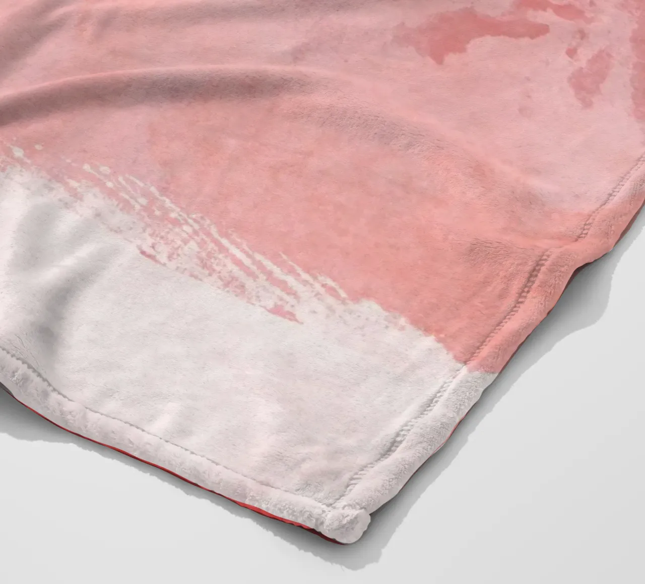 Minimal Landscape Pink 02 fleece blanket by amini54
