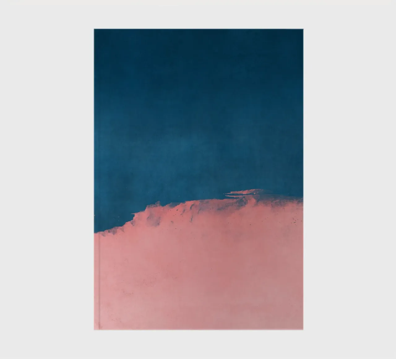 Paesaggio minimale rosa e blu navy 01 diario da amini54