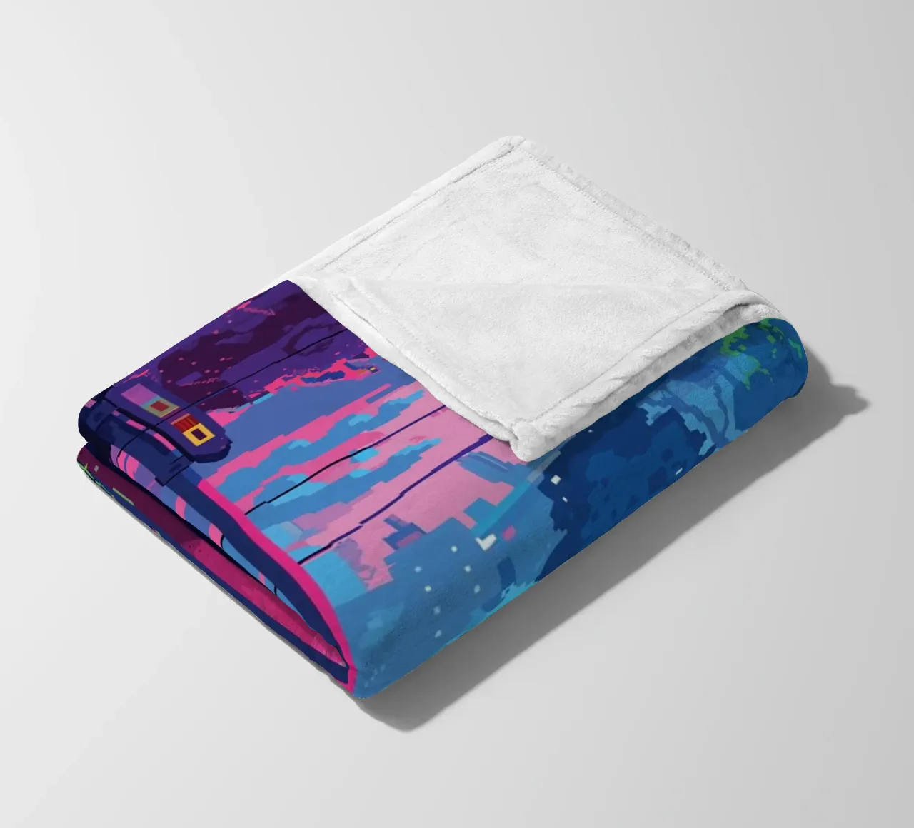 Distributore automatico di luci al neon coperta in pile da Dreamyart