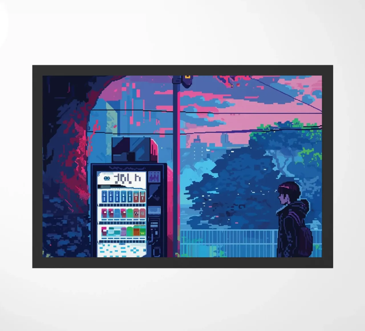 Distributore automatico di luci al neon zerbino da Dreamyart