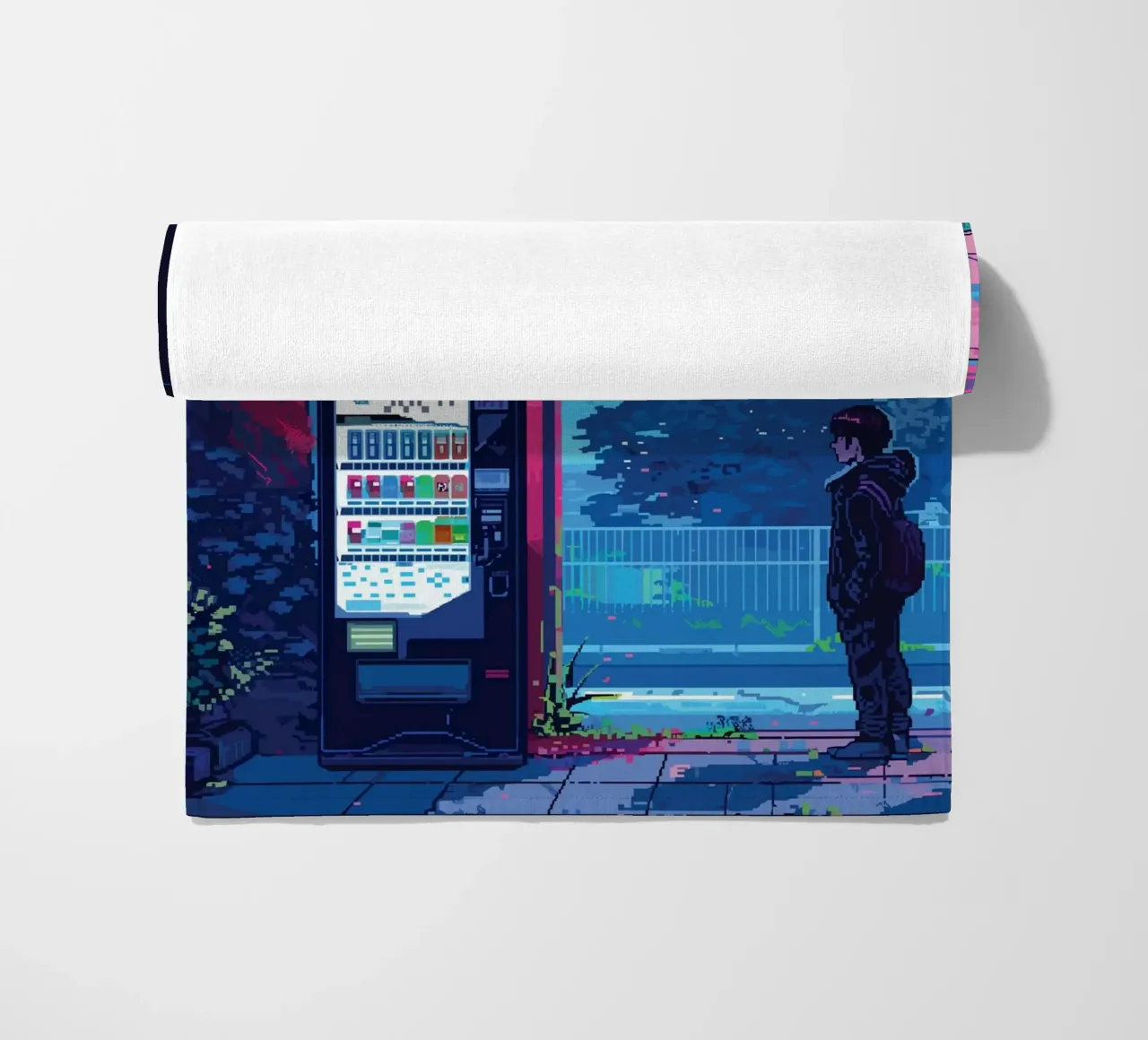 Distributore automatico di luci al neon telo mare da Dreamyart