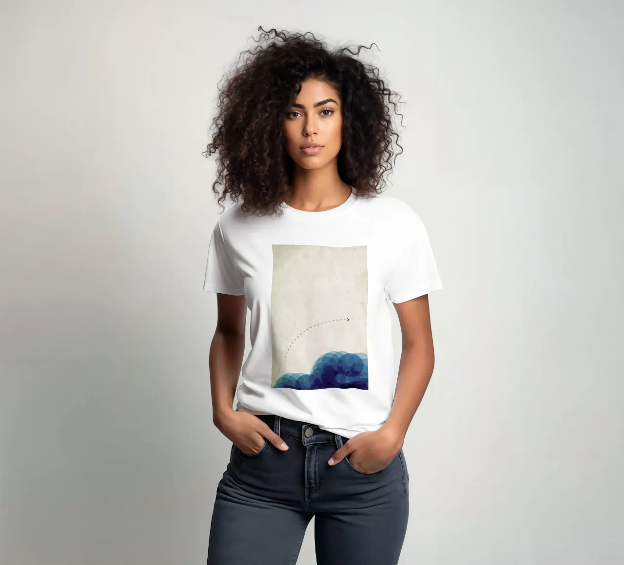 Wasserstudie T-Shirt von Kubistika