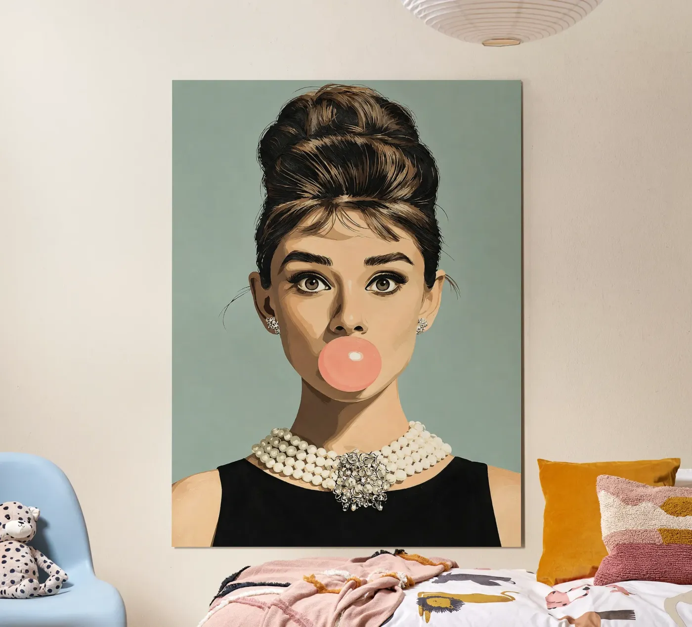 Bubblegum Elegance poster van Maryarmere