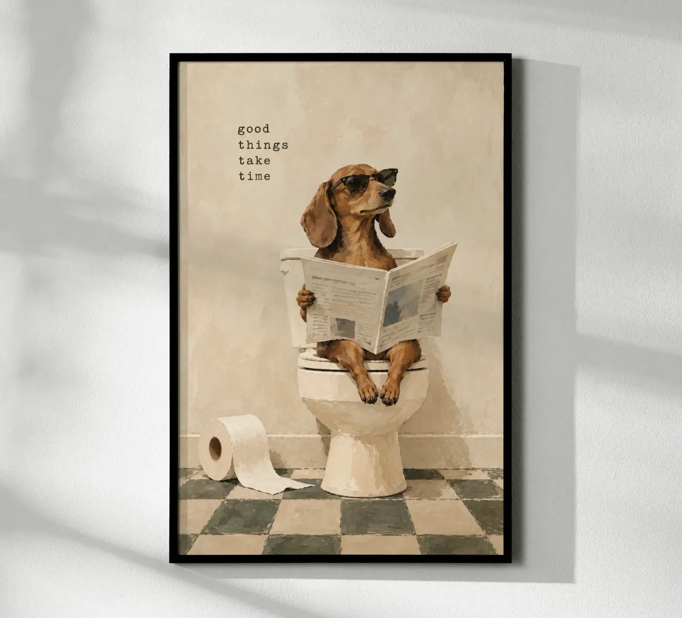 dackel klo poster da Linsi