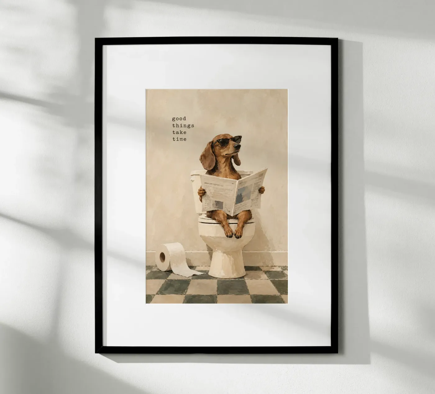 dackel klo poster da Linsi