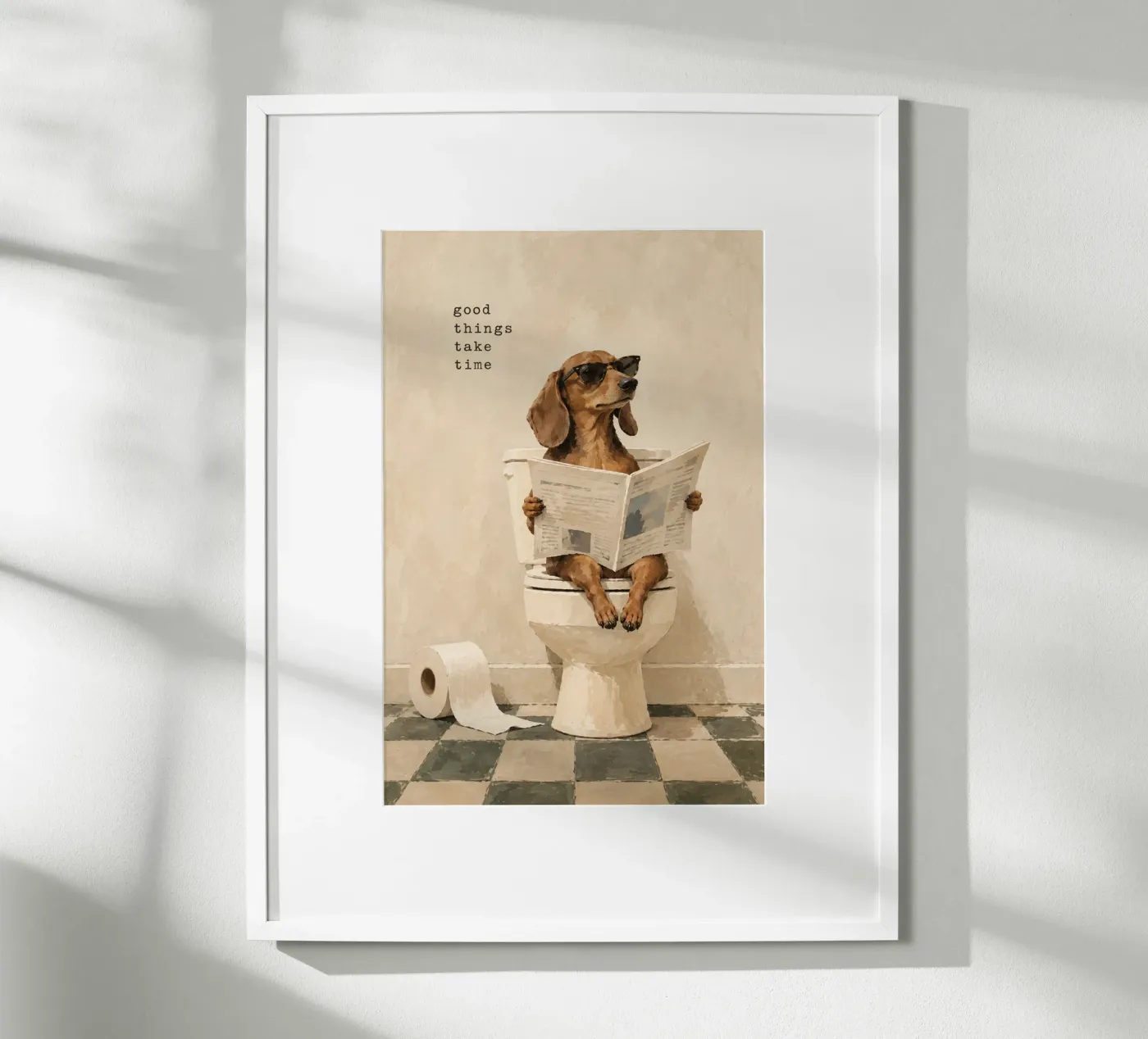 dackel klo poster da Linsi
