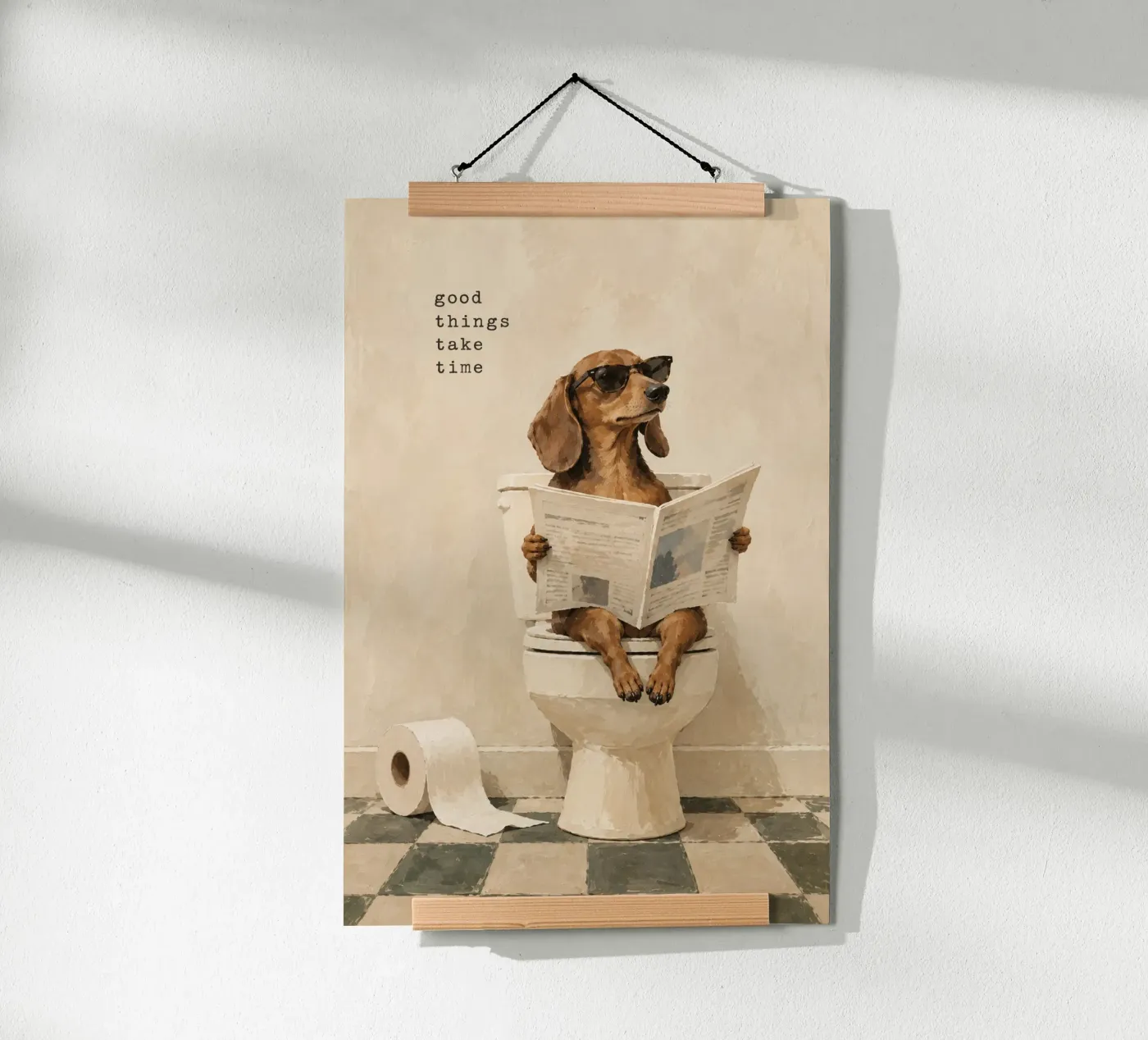 dackel klo poster da Linsi