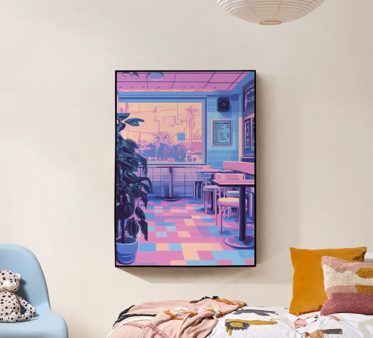 Pastel Cafe plexiglass da Dreamyart