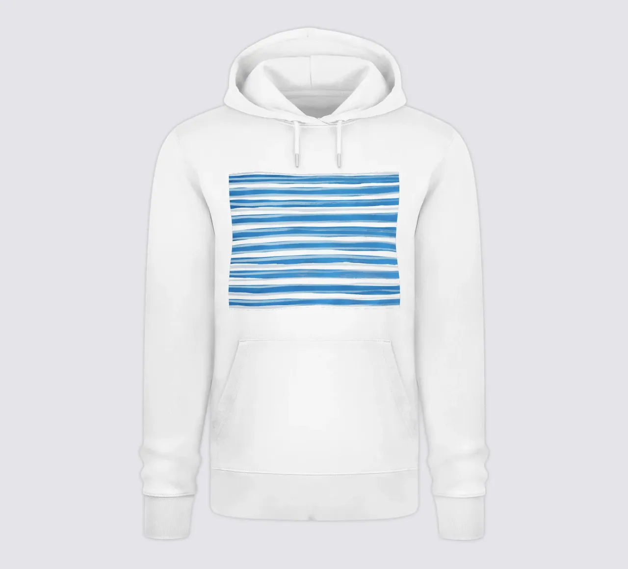 Linee astratte blu e bianche 03 felpa con cappuccio da amini54