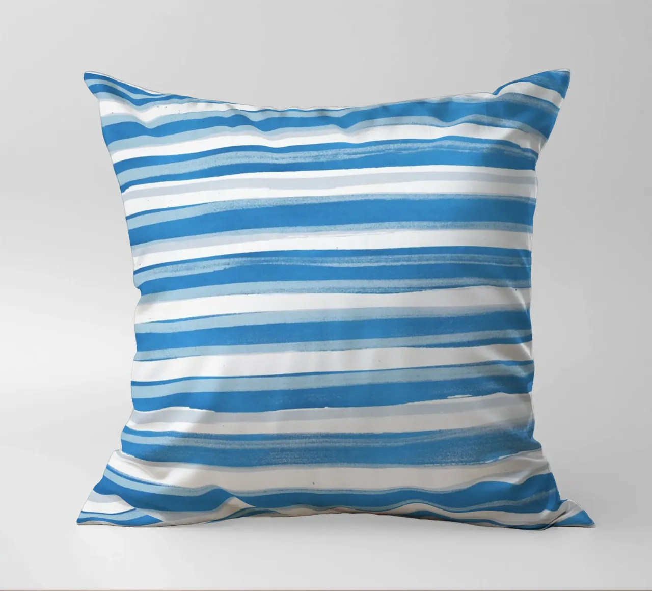 Linee astratte blu e bianche 03 cuscino da amini54
