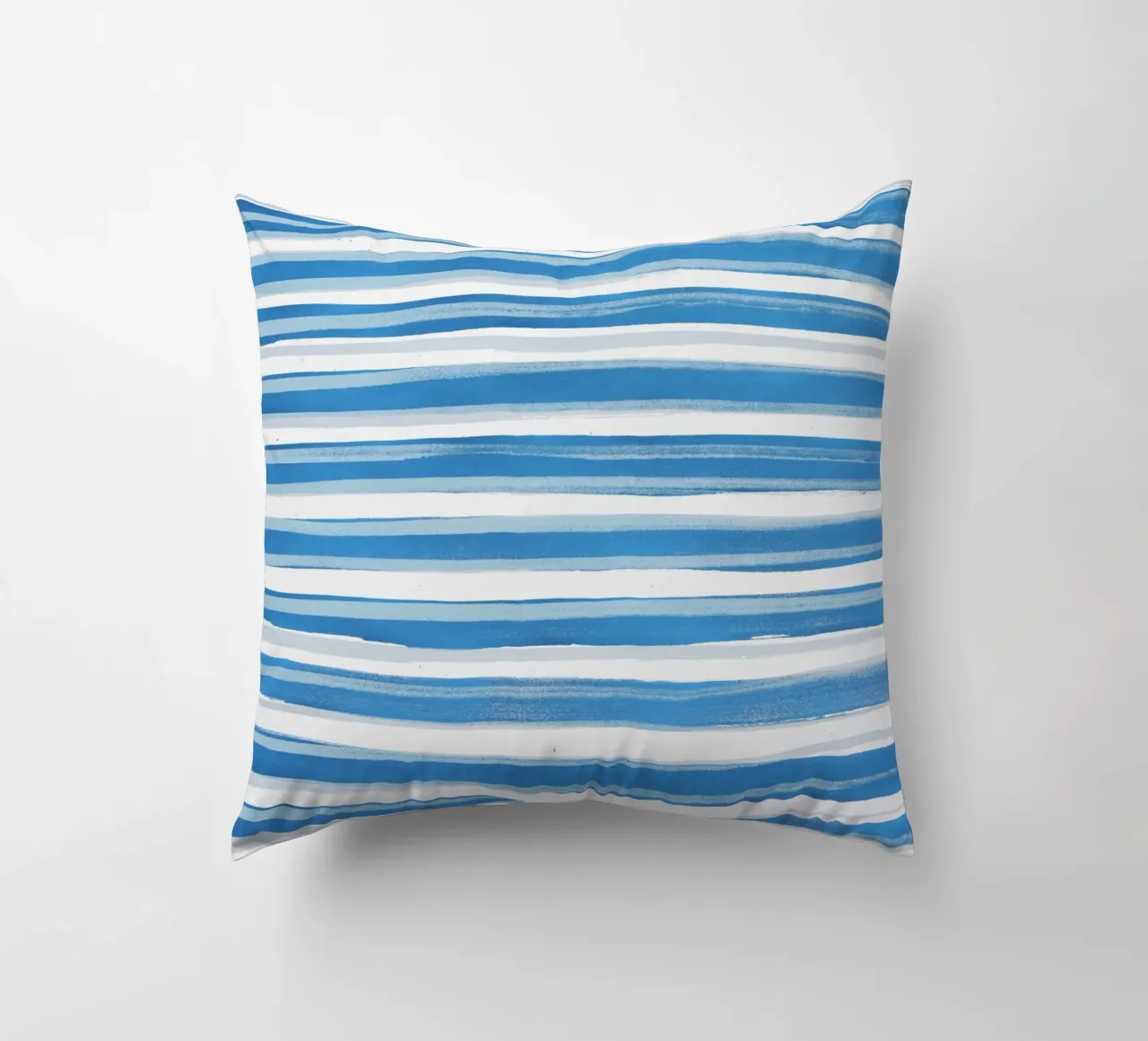 Linee astratte blu e bianche 03 cuscino da amini54
