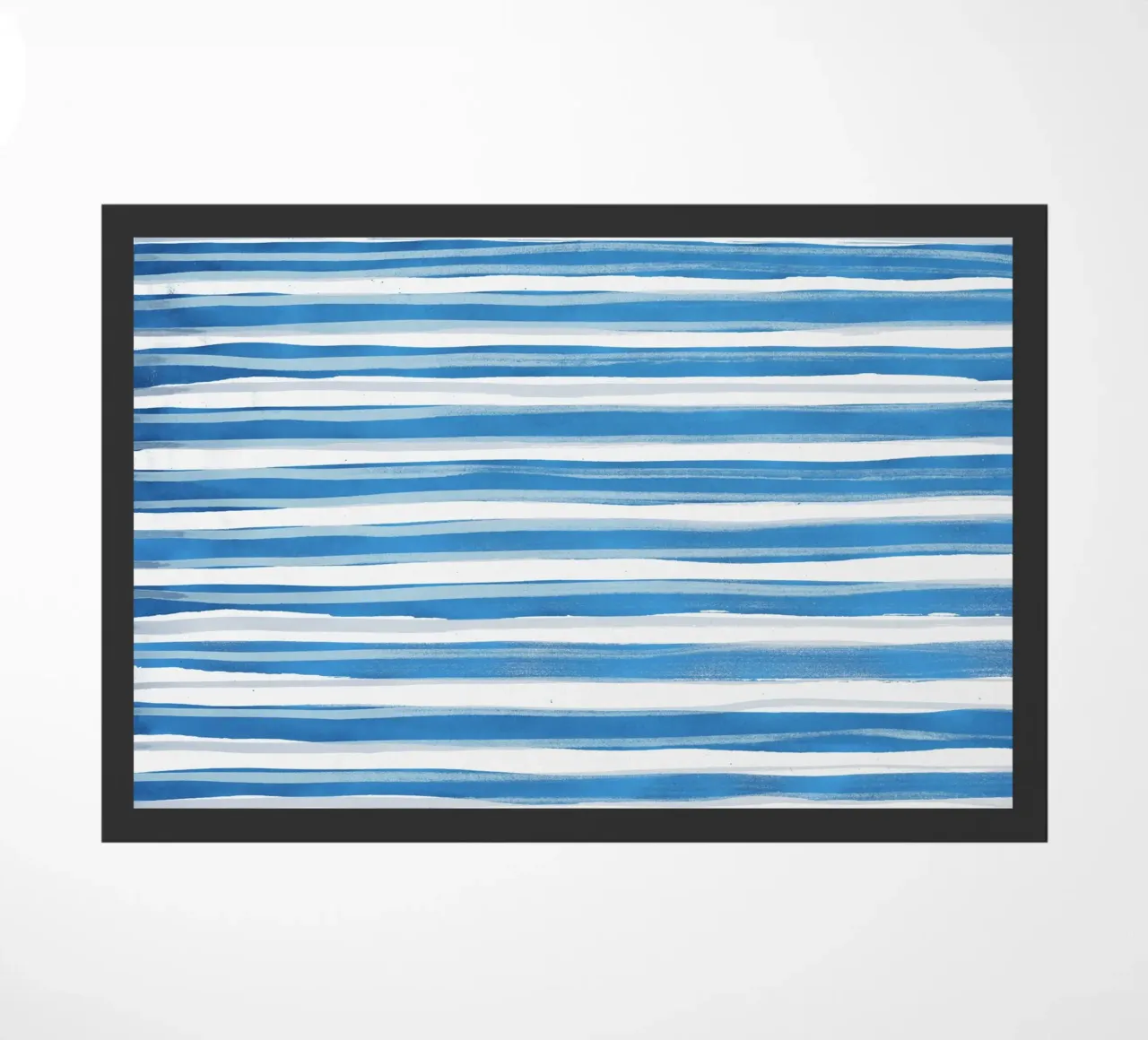 Linee astratte blu e bianche 03 zerbino da amini54