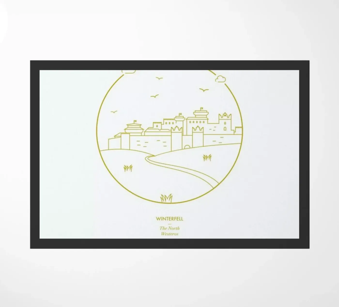Winterfell Fußmatte von Dean Smith