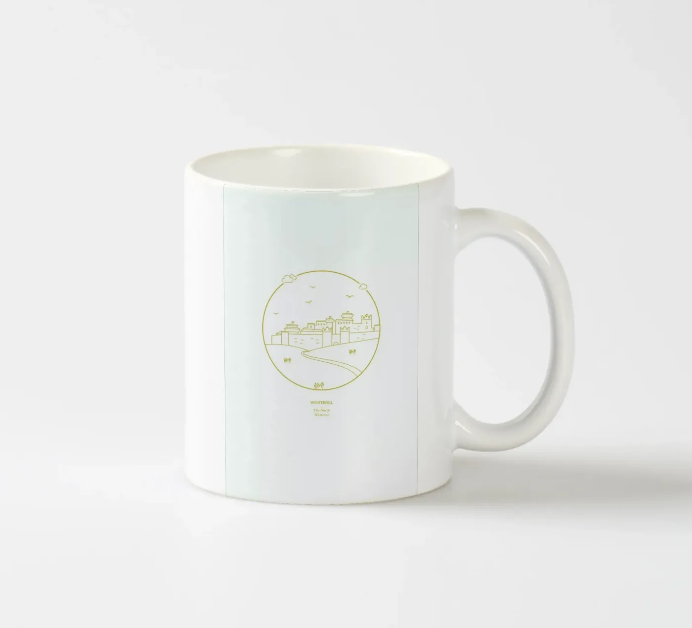 Winterfell ceramic mug by Dean Smith