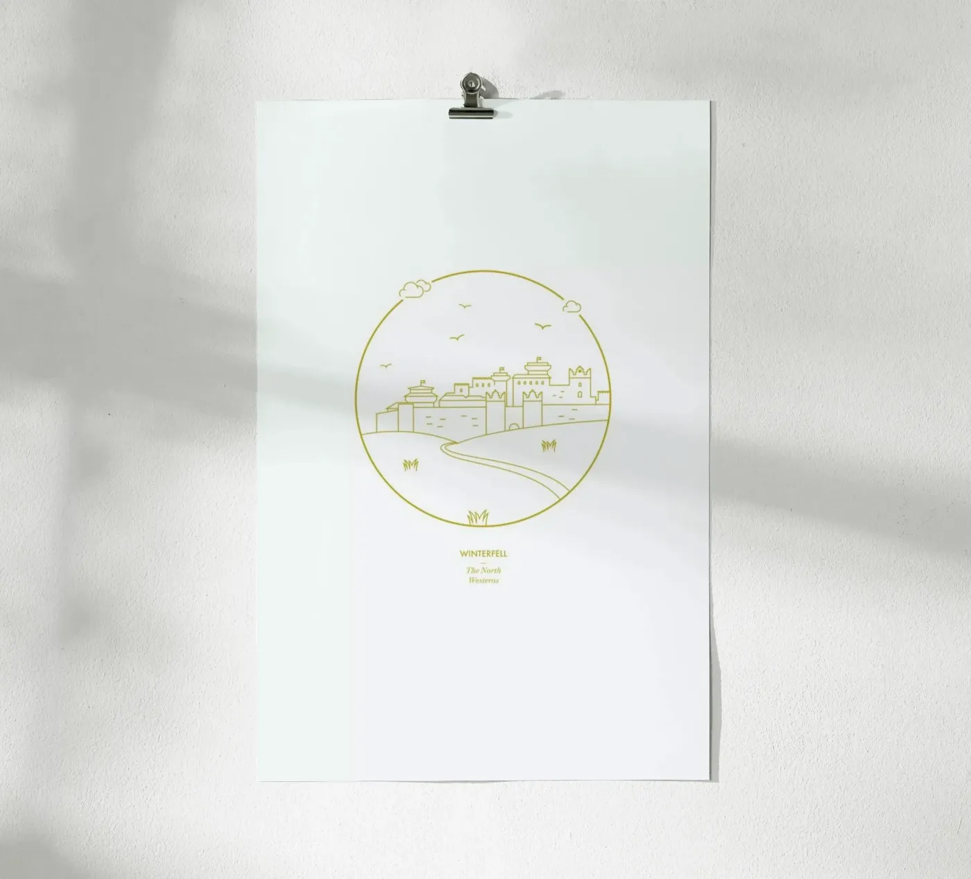 Winterfell Poster von Dean Smith