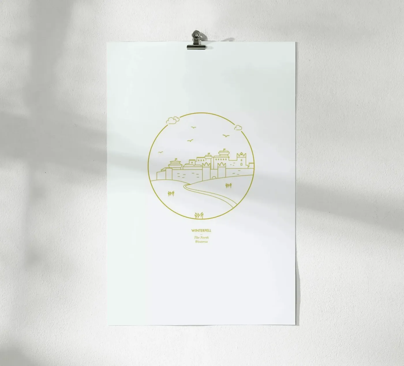 Winterfell poster da Dean Smith