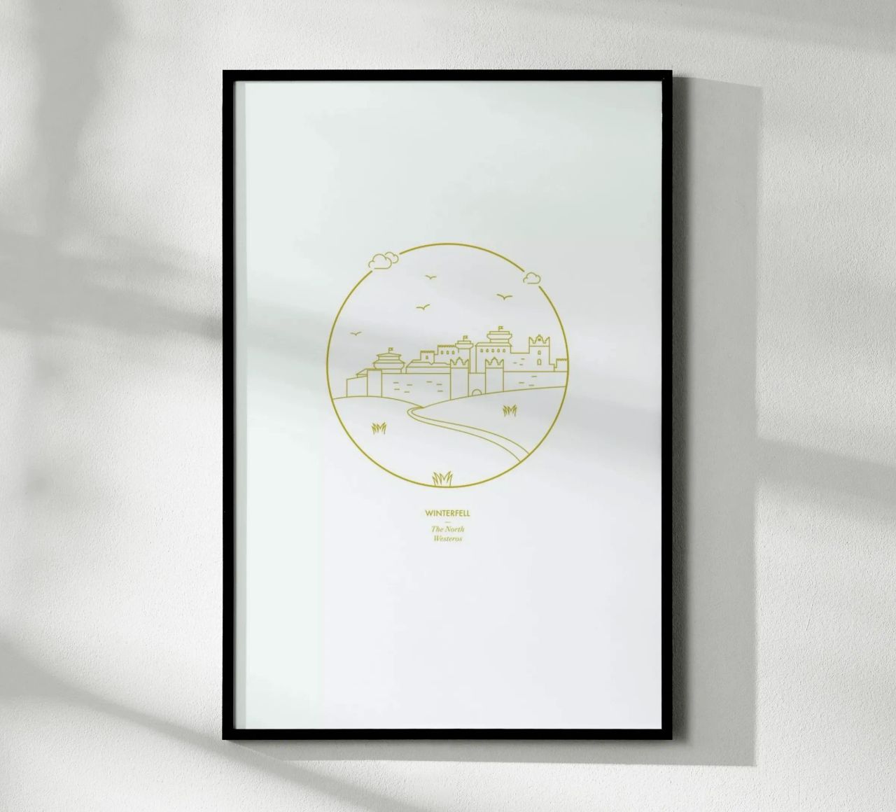 Winterfell poster by Dean Smith
