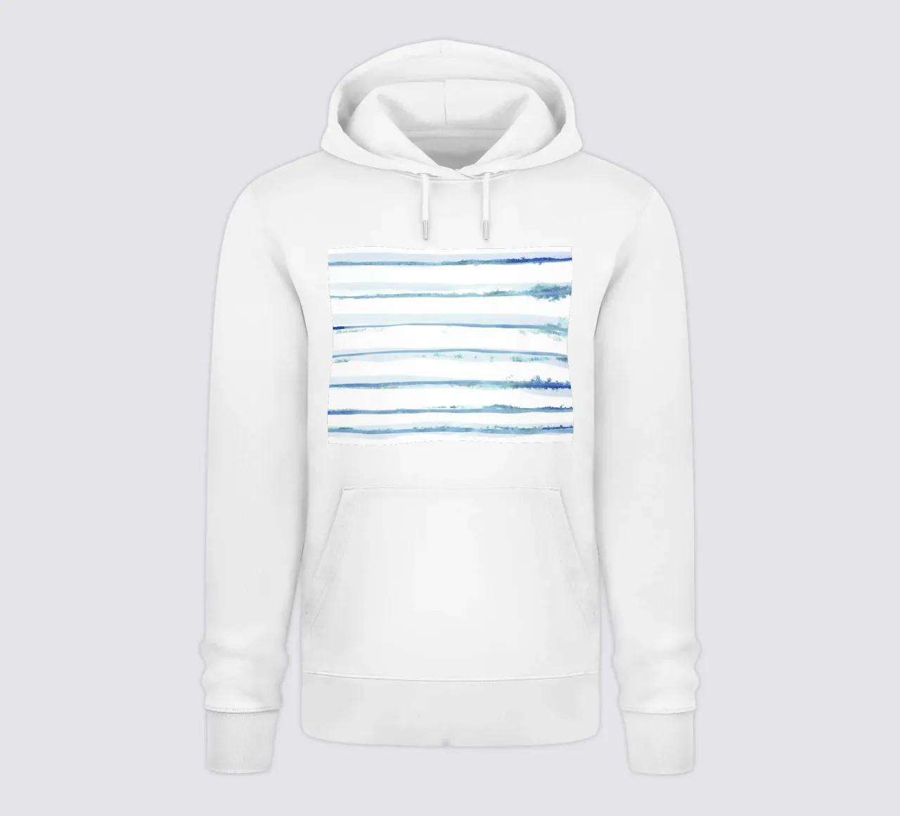 Linee astratte blu e bianche 09 felpa con cappuccio da amini54