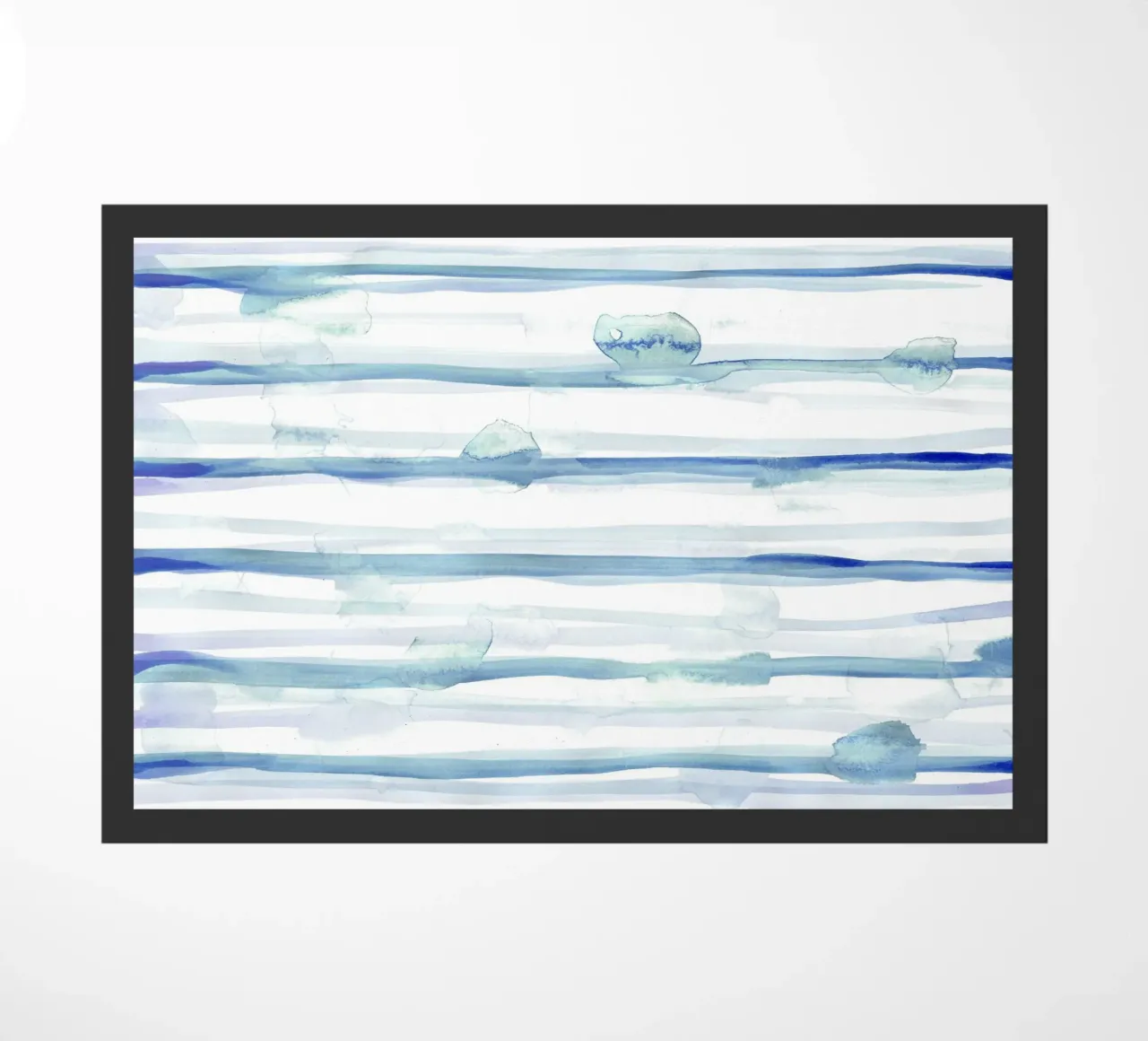 Linee astratte blu e bianche 10 zerbino da amini54