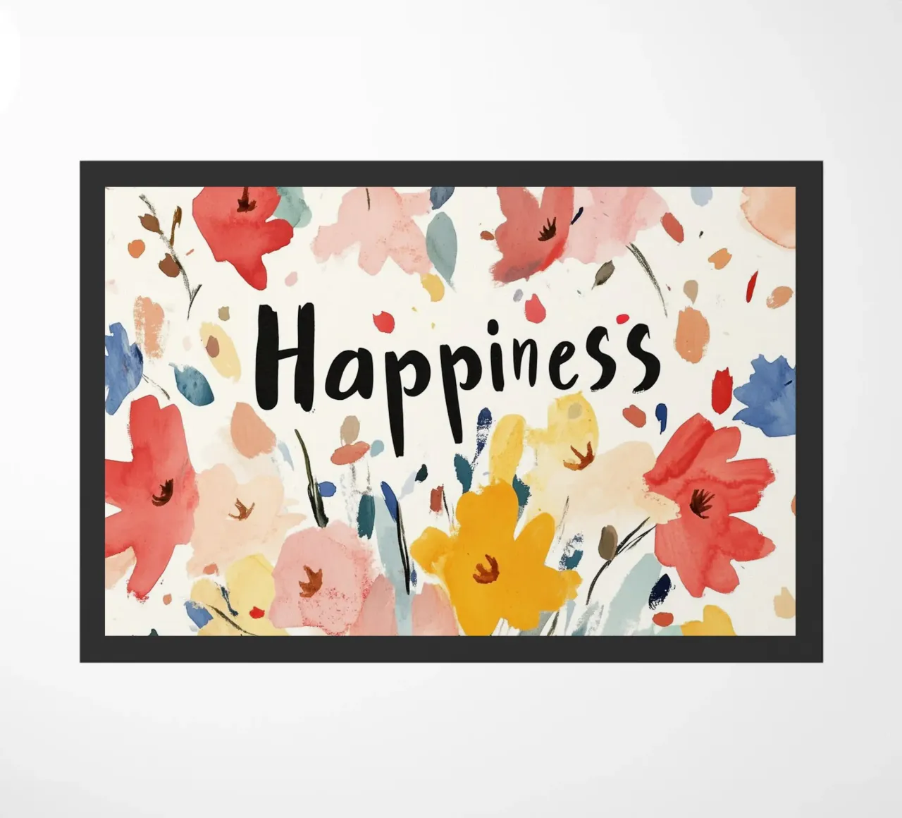 Happiness deurmat van treechild