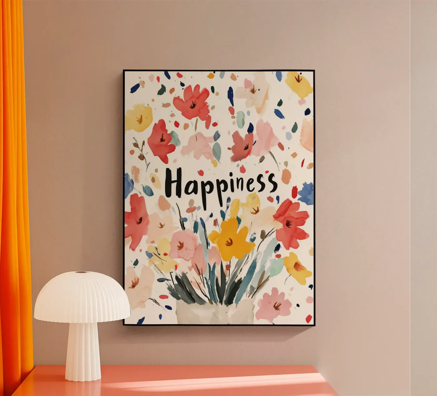 Happiness acrylic glass by treechild