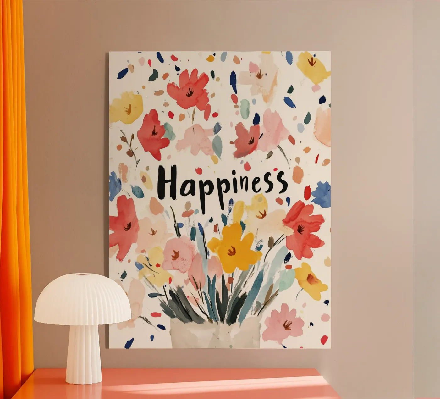 Happiness Acryl-Glas von treechild