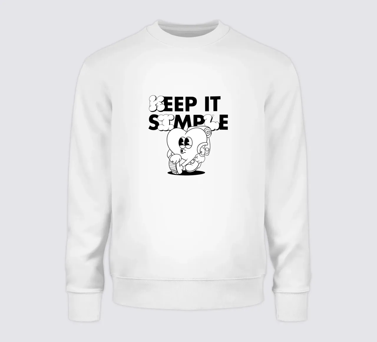 KEEP IT SIMPLE felpa da Einfach Uebel