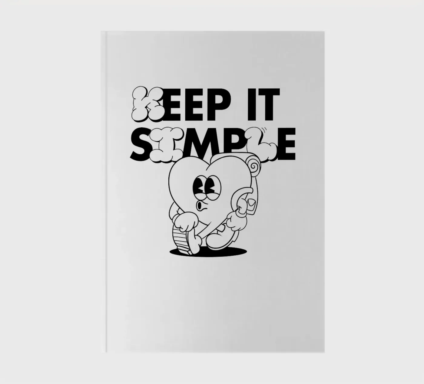 KEEP IT SIMPLE notebook by SMRT STUDIO