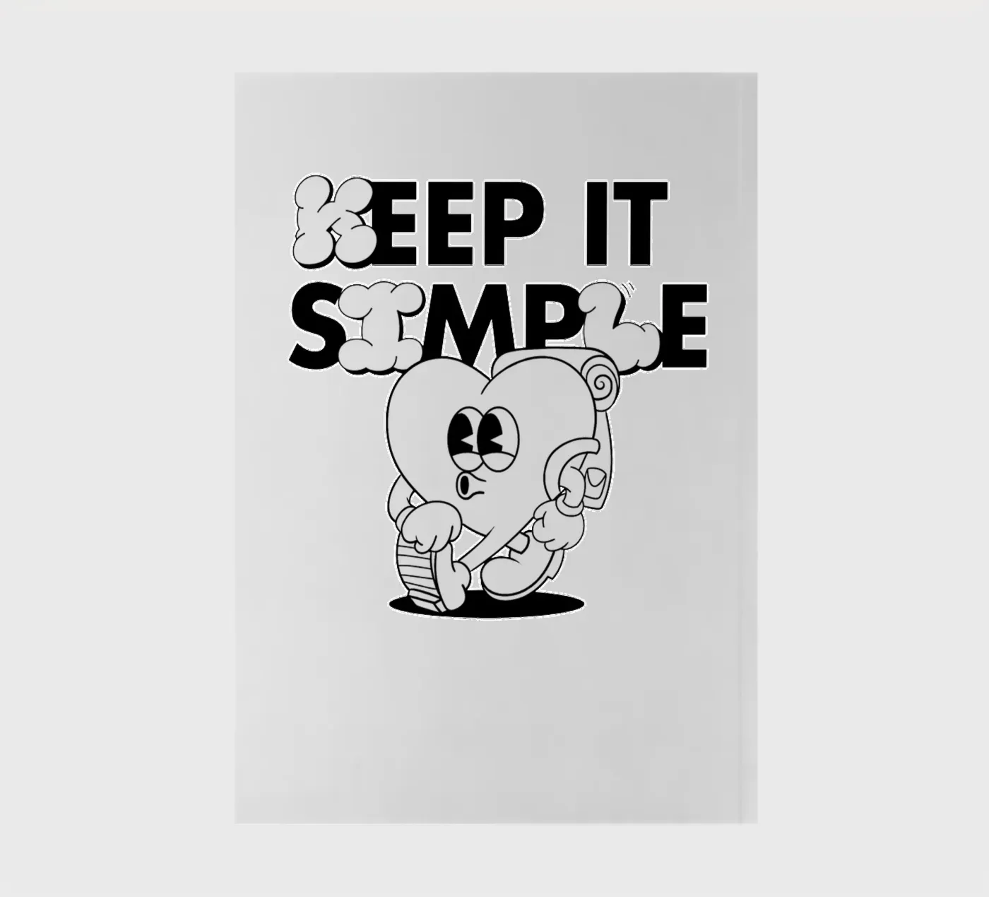 KEEP IT SIMPLE notebook by SMRT STUDIO