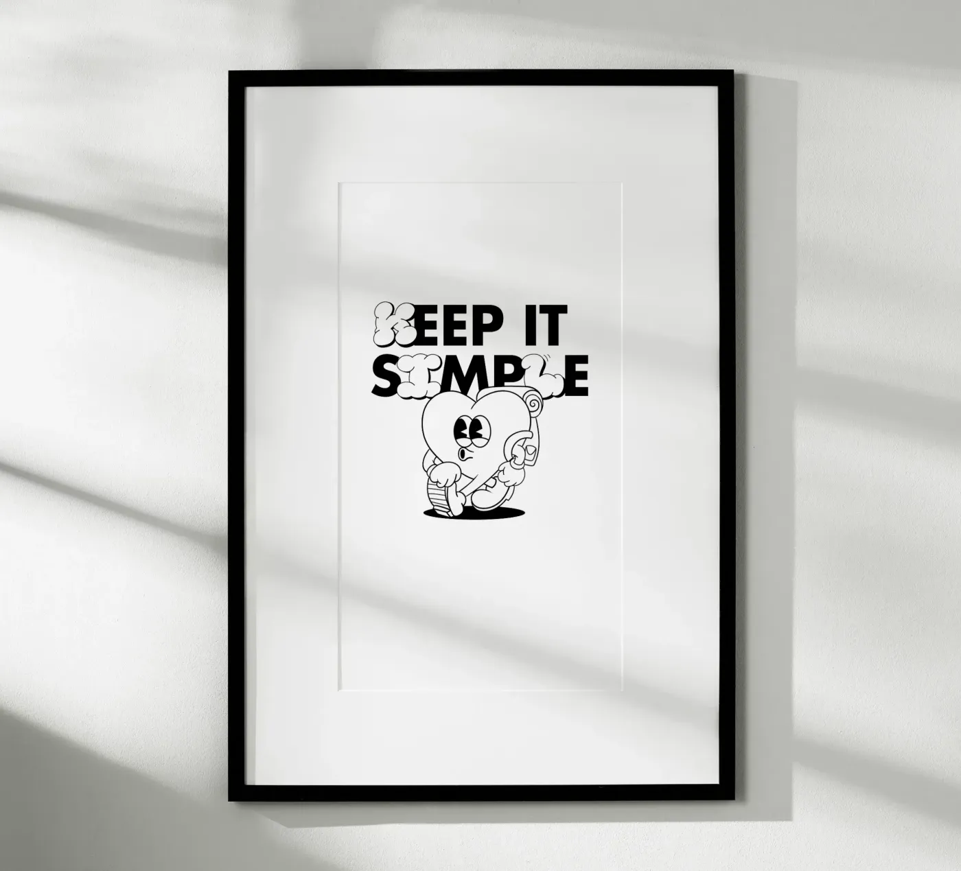 KEEP IT SIMPLE poster by SMRT STUDIO