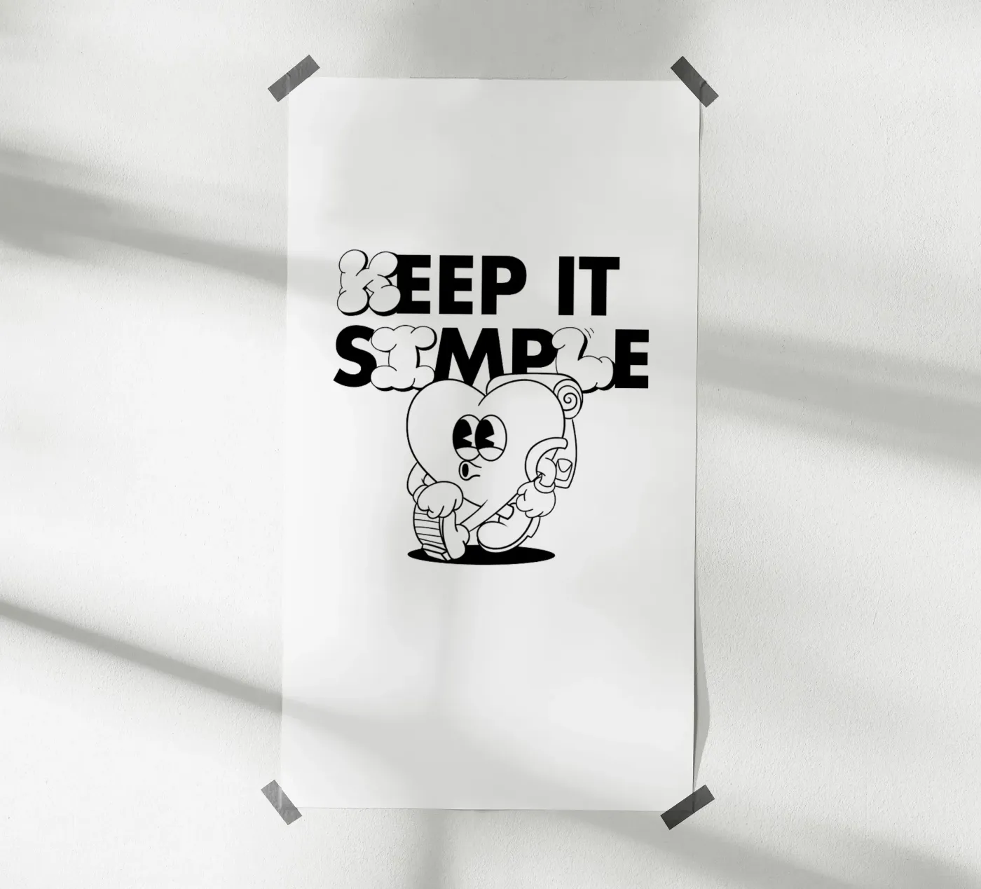 KEEP IT SIMPLE poster by SMRT STUDIO